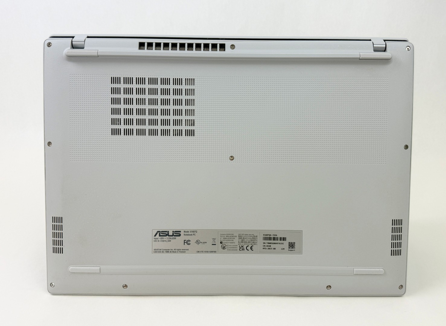 Asus VivoBook 16″ 1920×1200 Snapdragon X 16GB 1TB W11H X1607QA-IS56 -Missing Key