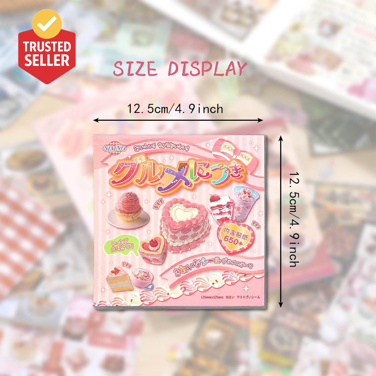 650+ Pcs Japanese Sticker Book- Aesthetic Cute Y2K Retro Sticker Book – Japanese