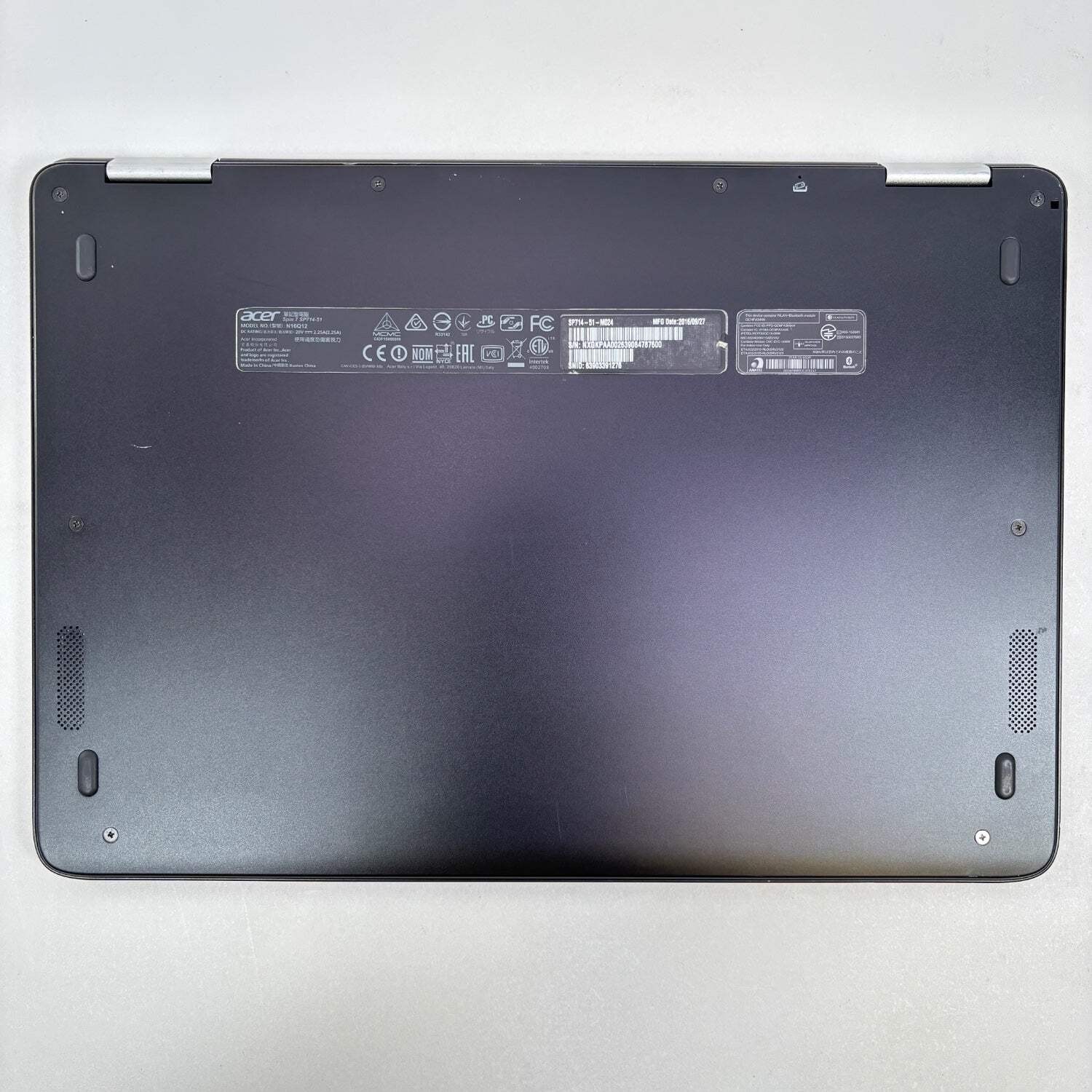 Broken Acer Spin 7 SP714-51 14″ i7-7Y75 1.3GHz 8GB RAM 256GB SSD – Read