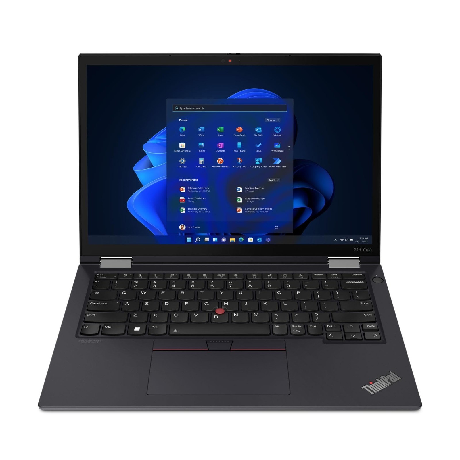 Like New LENOVO THINKPAD X13 Yoga Gen 3, i5-1235U 16GB RAM, 512GB SSD WIN 11 PRO