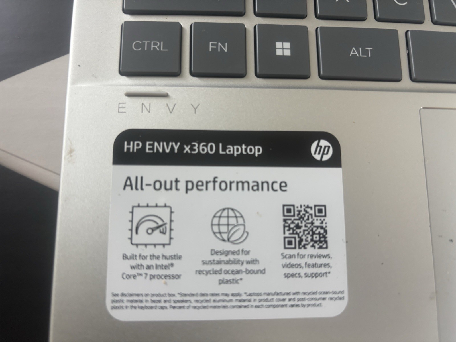 HP ENVY x360 15.6″ (256GB SSD, AMD Ryzen 5, 4.30 GHz, 8GB) Notebook/Laptop –