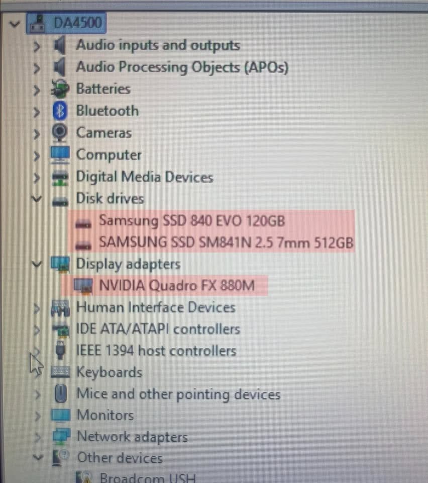 Upgraded Dell Precision M4500 512GB + 120GB SSD 8GB RAM i7-840QM POWER BUTTON