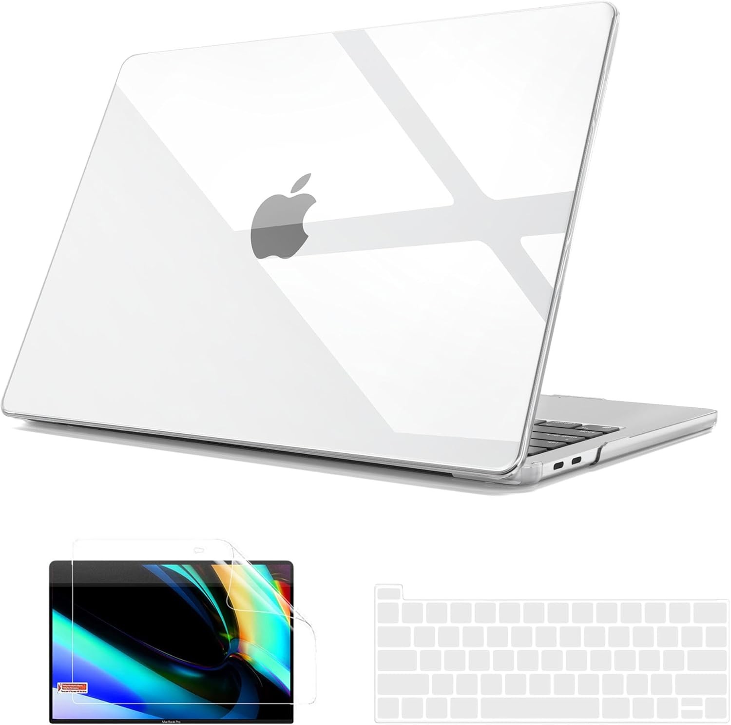 Compatible with MacBook Pro 16 inch Case 2020 2019 Release A2141, Clear Hard She