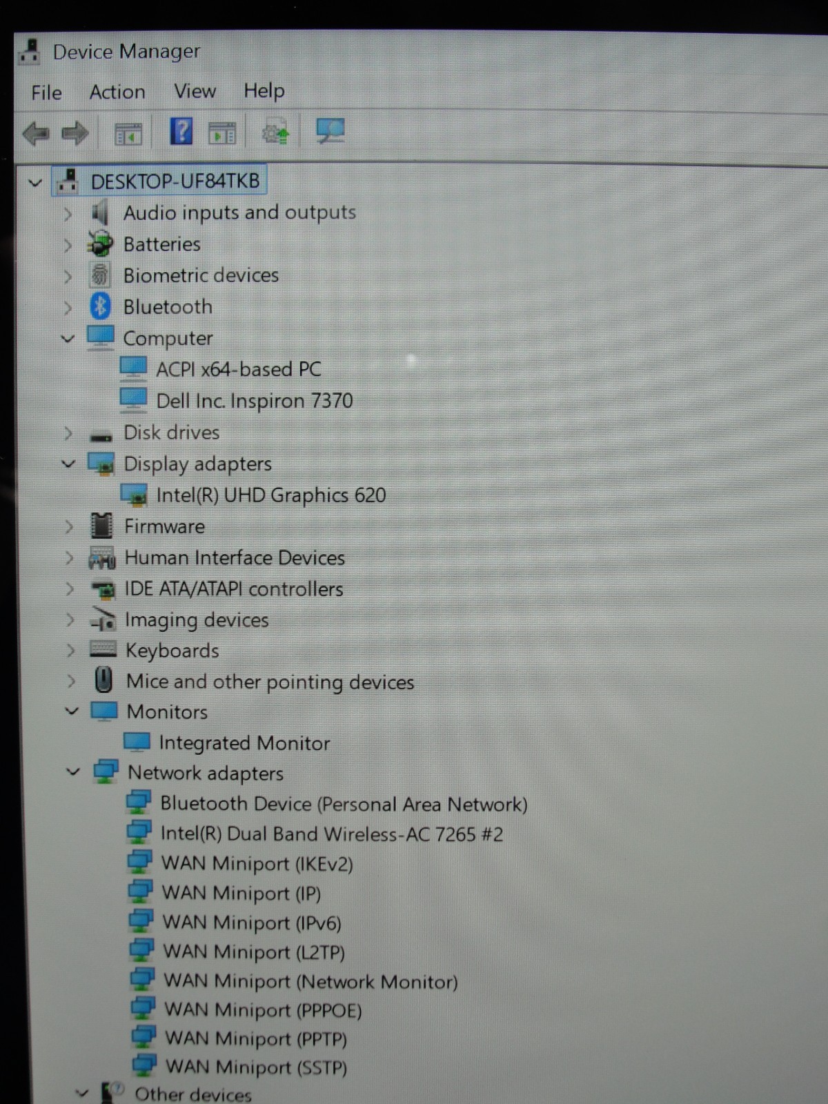 Dell Inspiron 7370 13.3”FHD TOUCH Core i5-8250U 1.6GHz 8GB RAM 256GB SSD+Charger