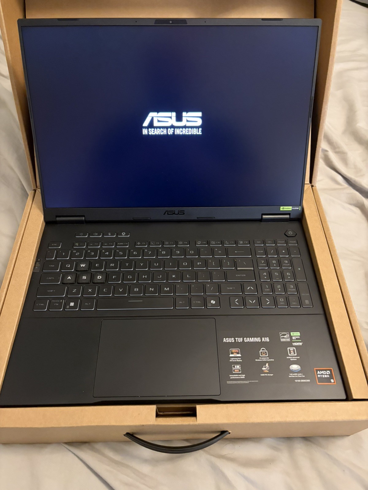 Asus tuf gaming a16 ryzen 9 Radeon 780m 1tb Ssd 32gb Ram