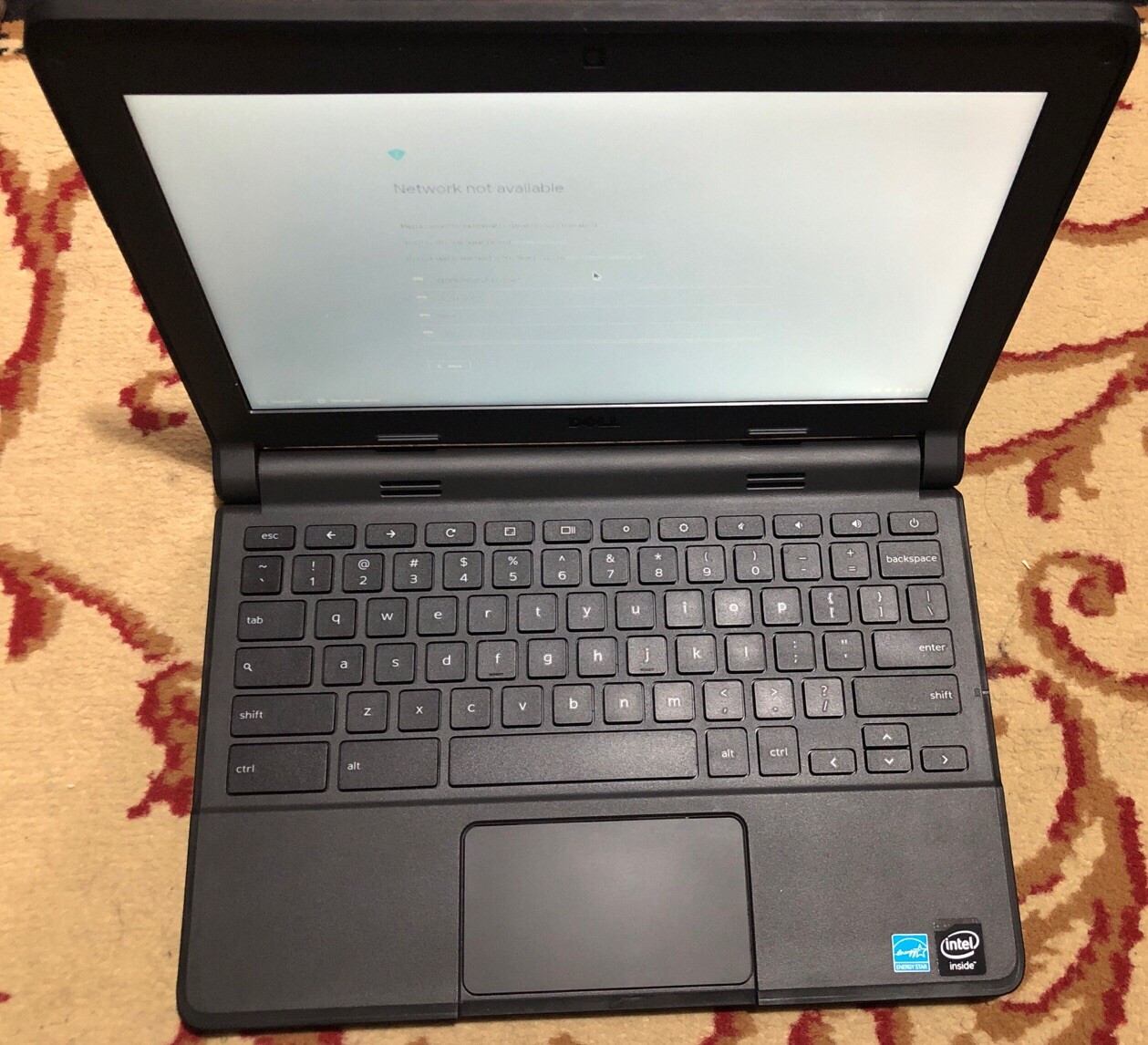 Dell Chromebook P22T Inten Core 2.1GHz-4GBRAM 16GB SSD 11.6 Inch Mint Condition