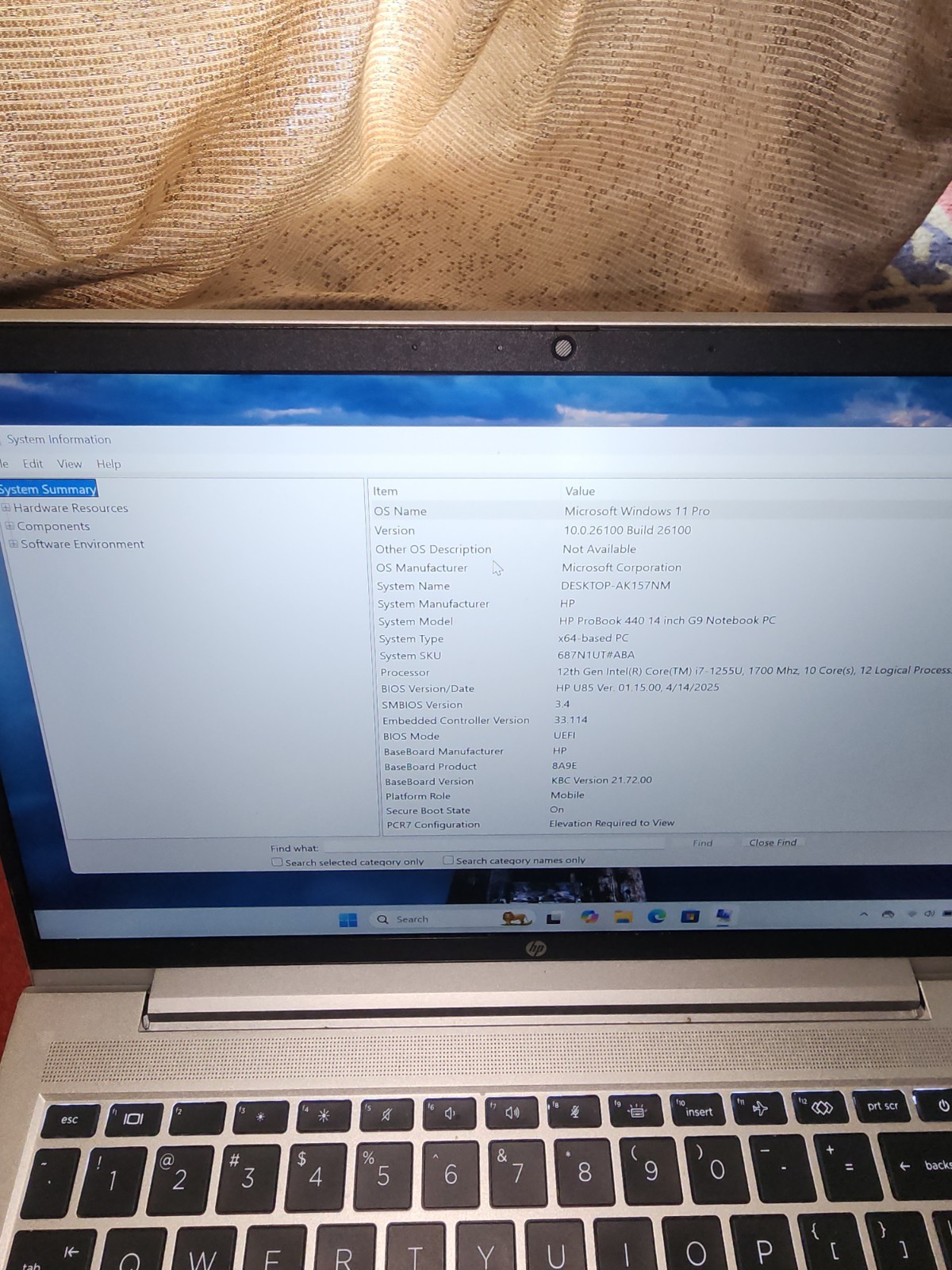 HP ProBook 440 G9 14″ 512GB SSD, Intel Core i7 12th Gen 16gb Ram WIN11PRO W/CHGR