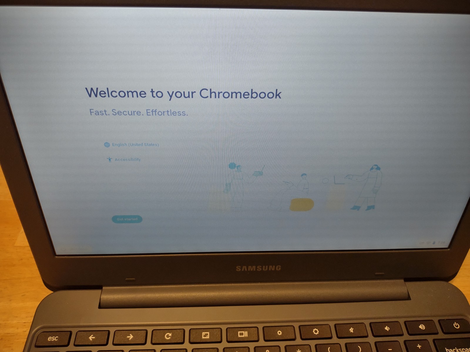 Samsung Chromebook XE501C13-K01US 11.6″ Intel Celeron 2GB Gray w/ Charger