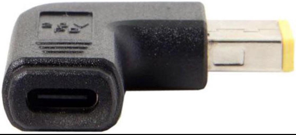 90-degree Angle PD USB-C to Lenovo ThinkPad X1 Carbon Adapter (See Pics)