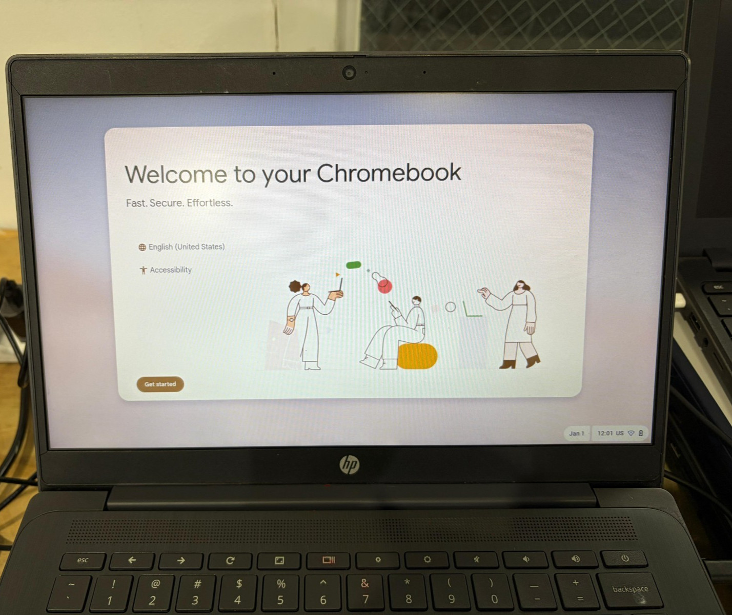 HP 14 G6 Chromebook 14″inch. 4 GB RAM 32 GB SSD *See Description*