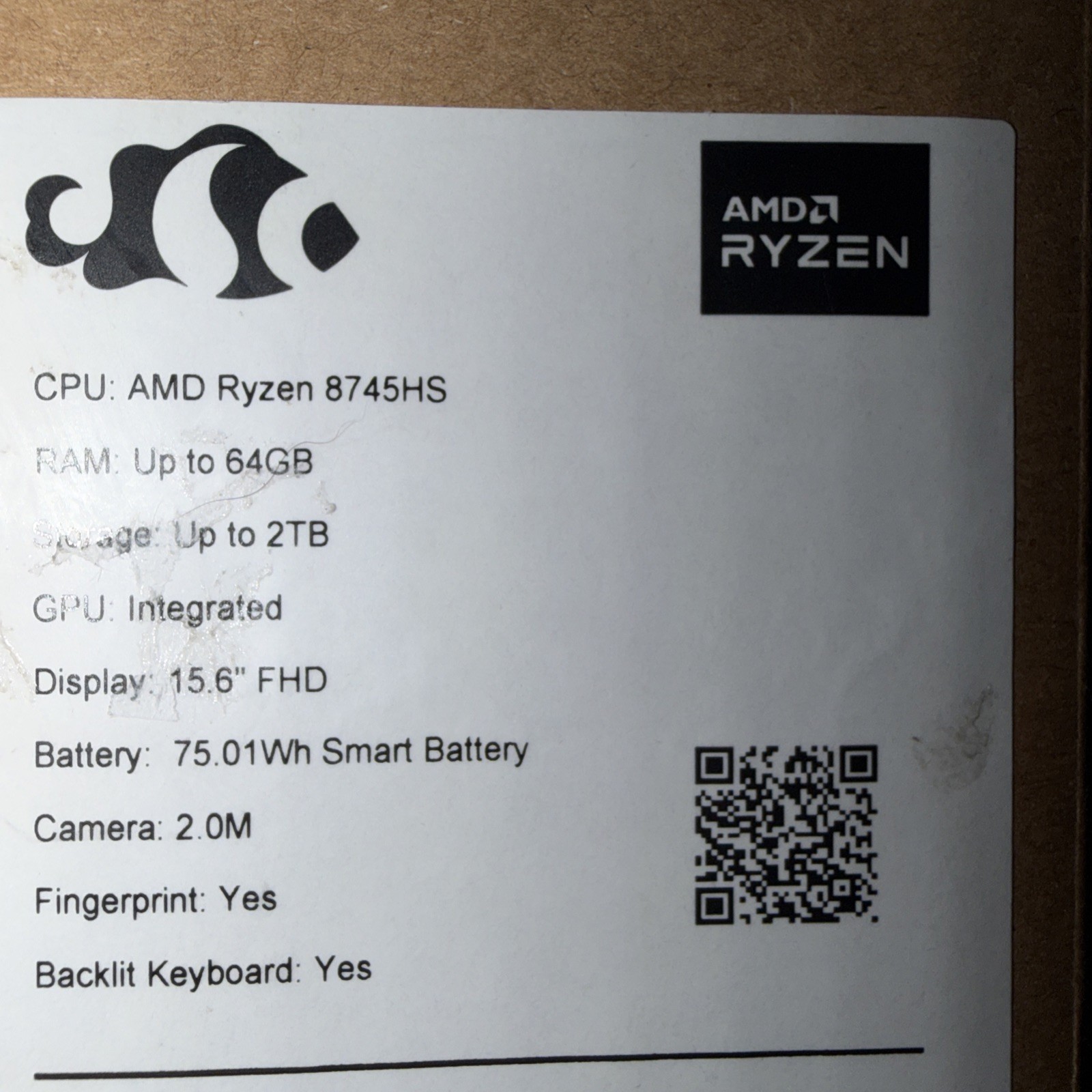 NIMO 15.6″Gaming Laptop 8 Cores AMD Ryzen 7 8745HS 64GB DDR5 RAM 512GB/2TB