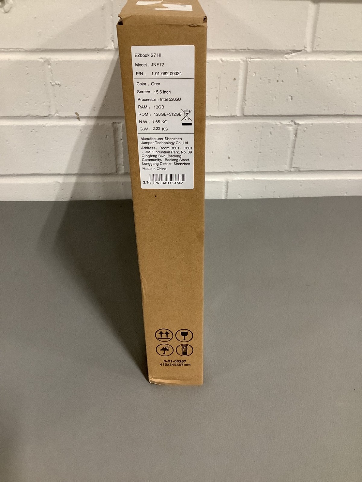 Jumper EZbook S7Hi JNF12 15.6in Laptop 128GB+512GB (JPNLDAD330742)