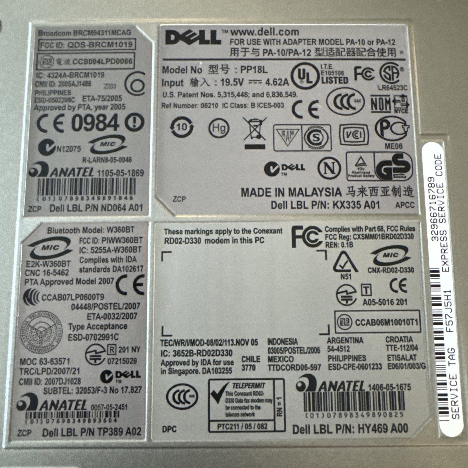 Dell LatitudeD630 Laptop No Operating System No Ac Adapter Untested As Is