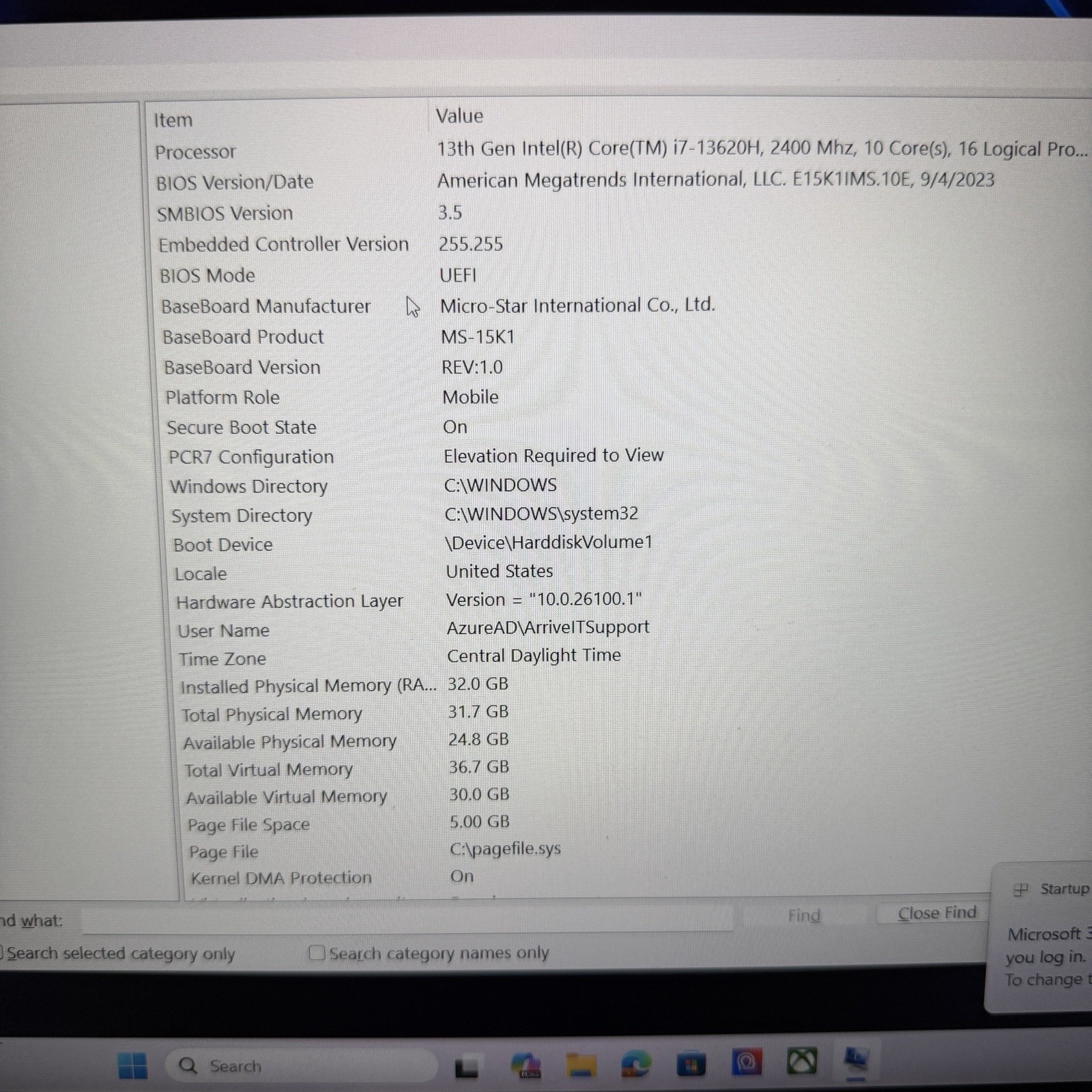 MSI Gaming Laptop – Intel i7-13620H 32 GB DDR5 GeForce RTX 4050 GPU 512 GB SSD