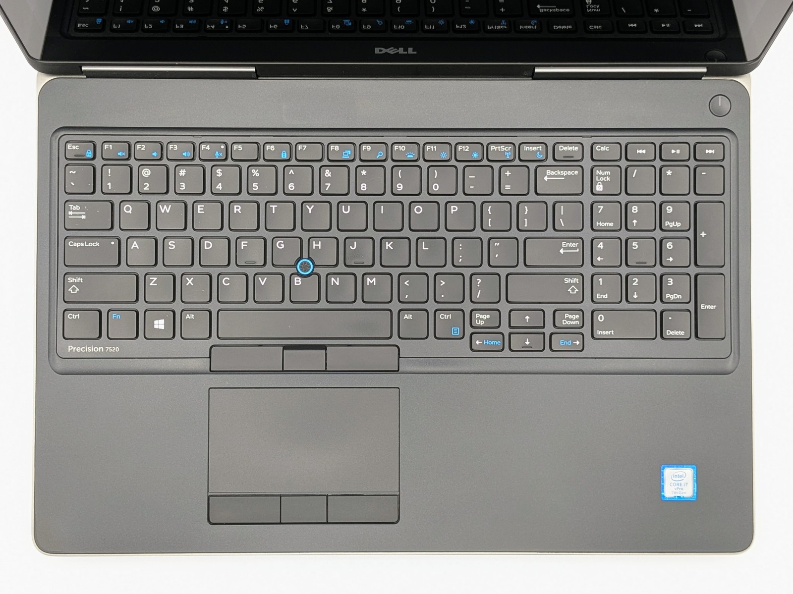 Dell Precision 7520 15″ FHD Touch I7-7920HQ 512GB SSD 16GB W10P M2200 *READ*
