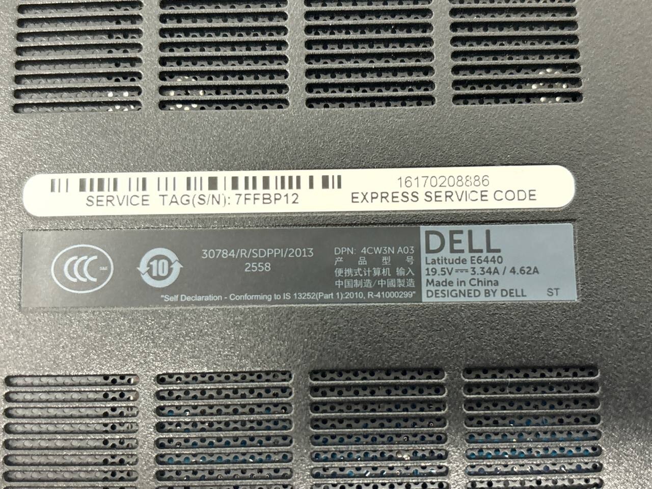 Dell Latitude E6440 256GB SSD Intel Core I5-4300M 2.6GHz 16GB Laptop READ