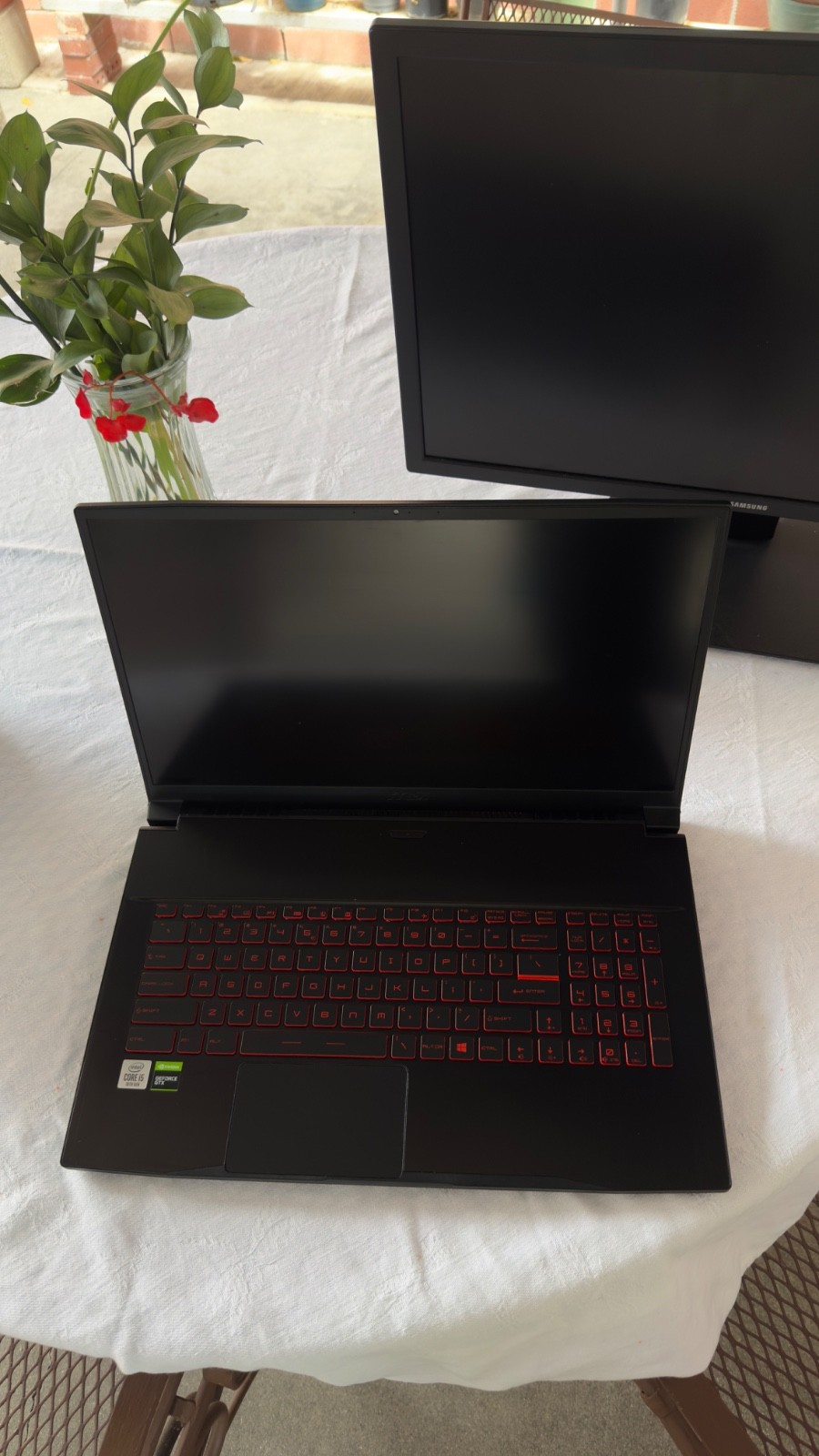 MSI GF75 Thin 10SCSXR, 17.3 screen, 32 gb ram, black,