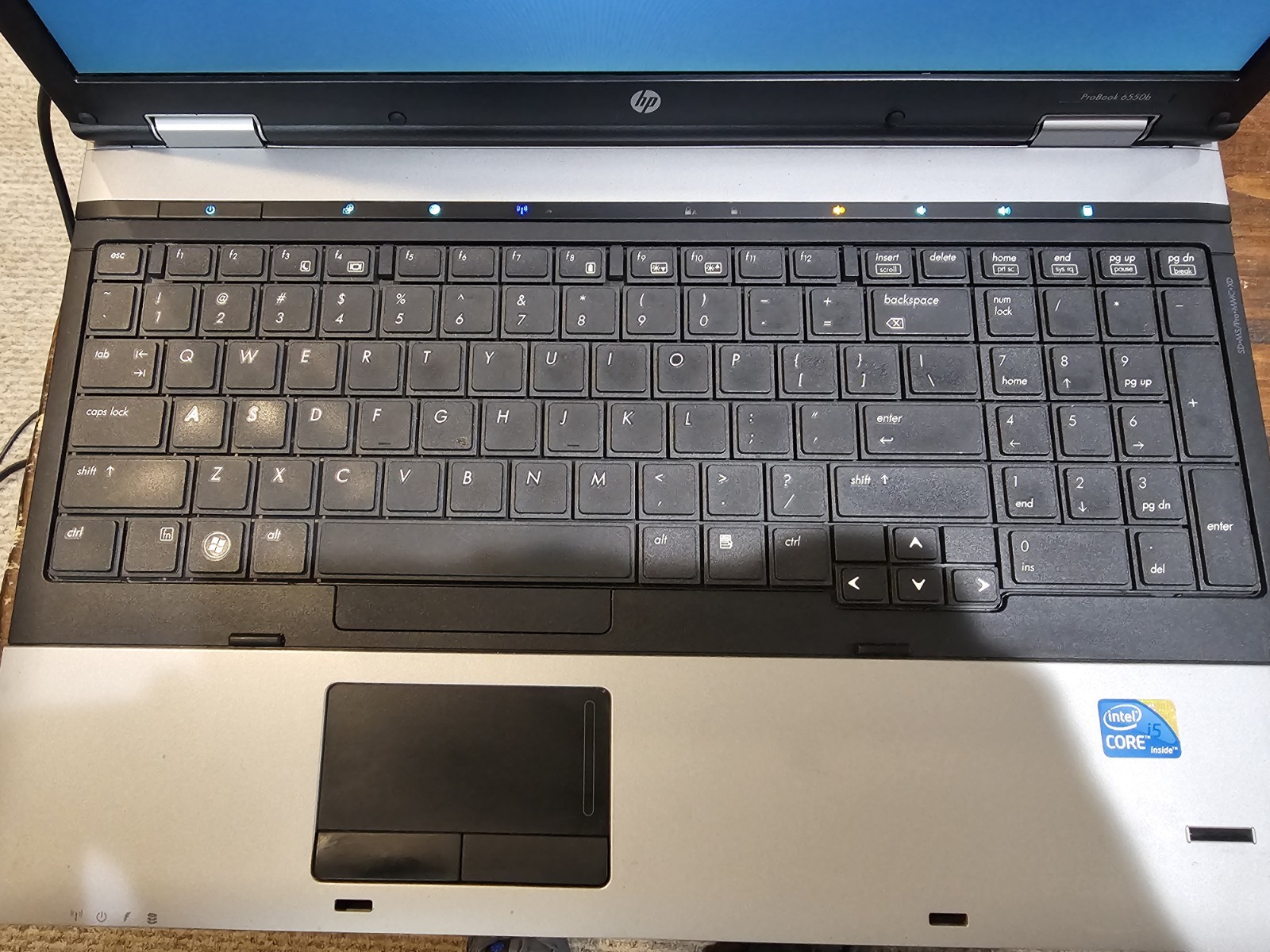 HP ProBook 6550b 15.6-inch 8 GB RAM, SSD, DVD, WIN 7,10,11 Pro, Serial/VGA ports