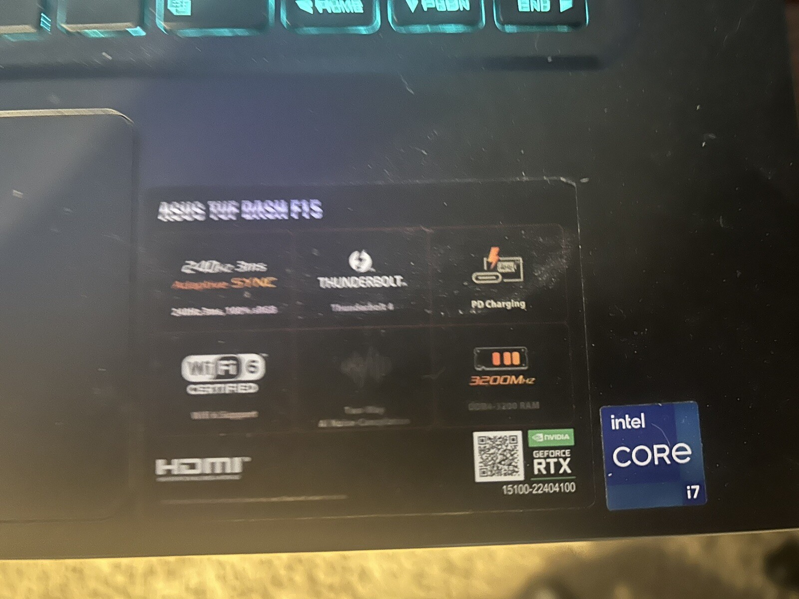 ASUS TUF Dash F15 FX516PM 15.6″ (512GB SSD, Intel Core i7 11th Gen., 3.30…