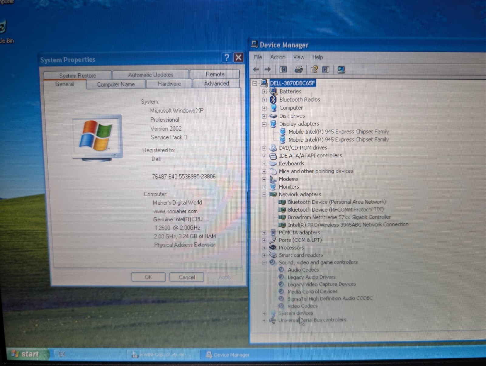 Read! Dell Latitude D620 | C2D 4GB RAM 128GB SSD | Win XP Pro 32-Bit DVD+RW
