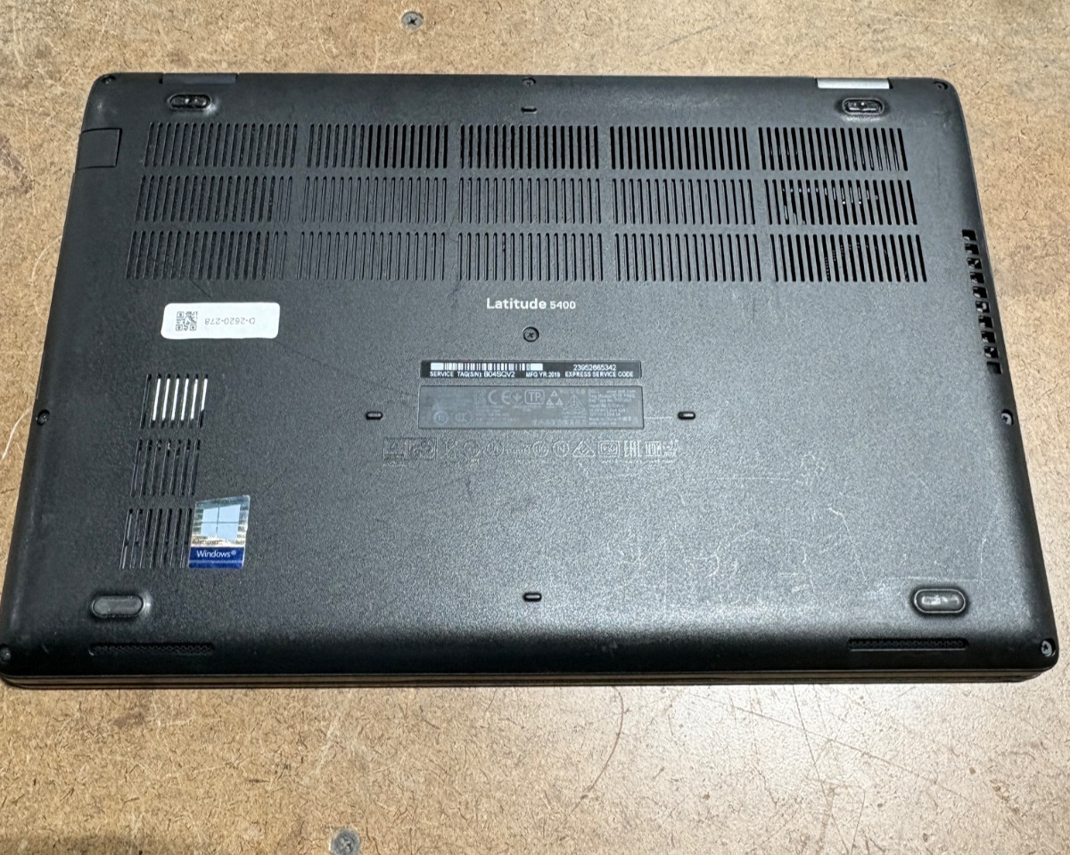 Dell Latitude 5400 14″ FHD i5-8365U 8GB RAM 256GB SSD No Charger/No OS