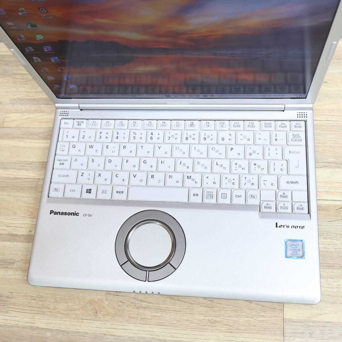 Panasonic Let’s note CF-SV7 Intel Core i5-8350U SSD 256GB RAM 8GB Windows 11 Pro