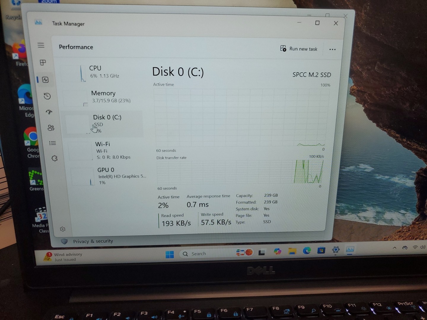 Dell Latitude 7480 14” i5-6300U 2.4GH 16GB DDR4 256GB SSD Win 11 31825-12