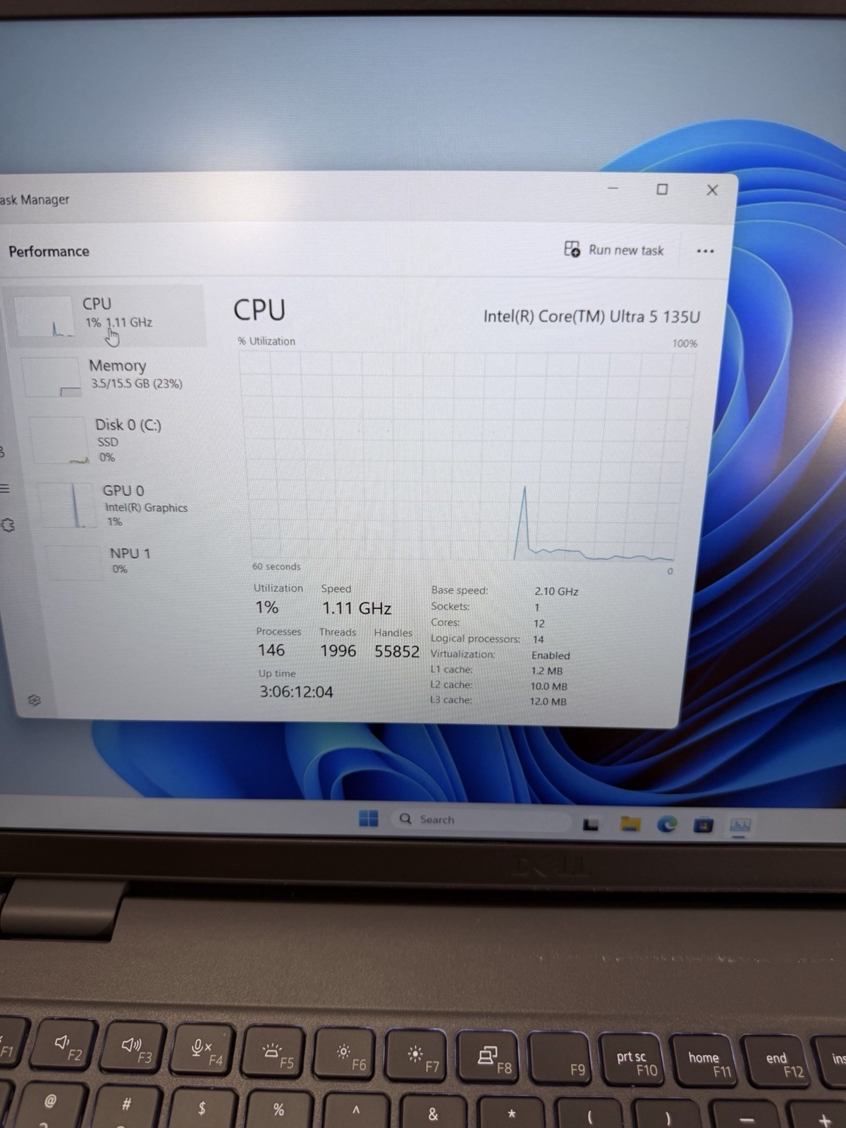 Dell Latitude 3550 15.6 Ultra 5 135U 2.10GHz 16GB RAM 512GB SSD Win 11 (READ)