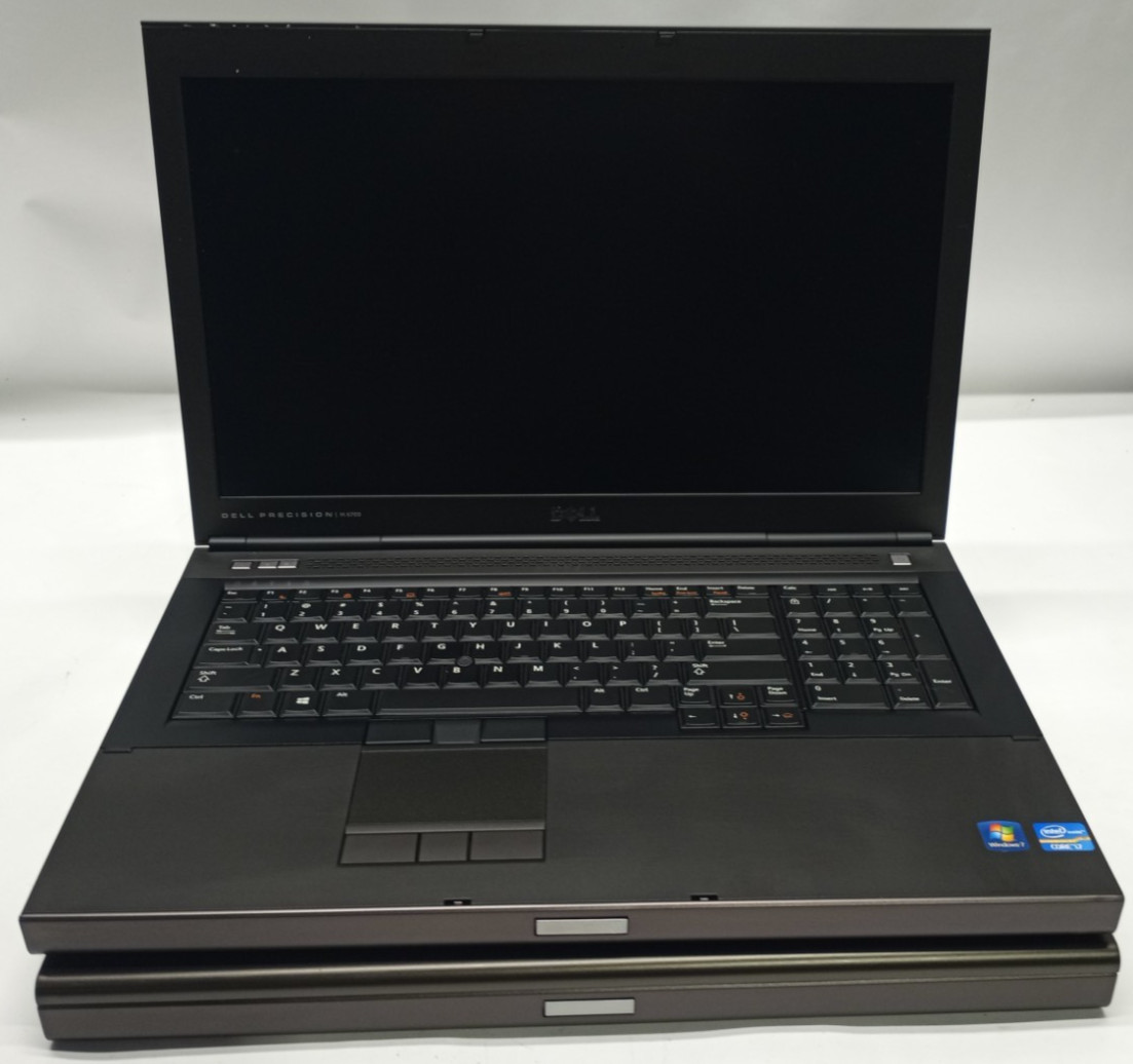 Lot of 2 Dell Precision M6700 17.3″ i7-3840QM@2.80 16GB RAM No HDD No OS MC369*!