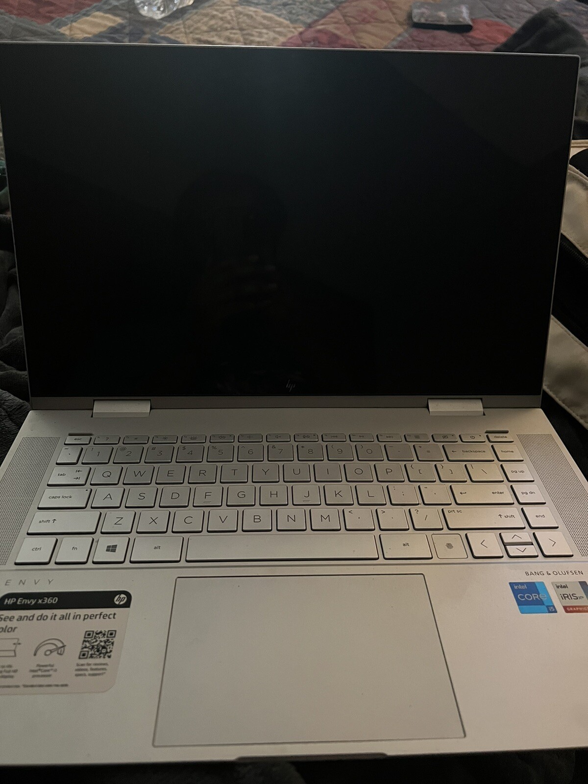 HP ENVY x360 15.6″ (256GB SSD, Intel Core i5 12th Gen., 8GB) Laptop – Natural…