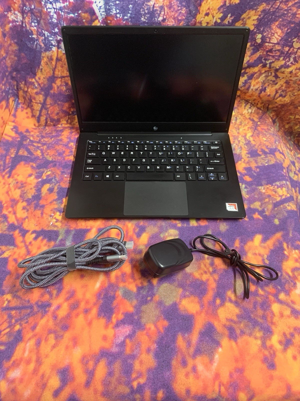 Ematic EWT148AB 13.3” Windows Laptop, Charger, HDMI Cable. Excellent Condition