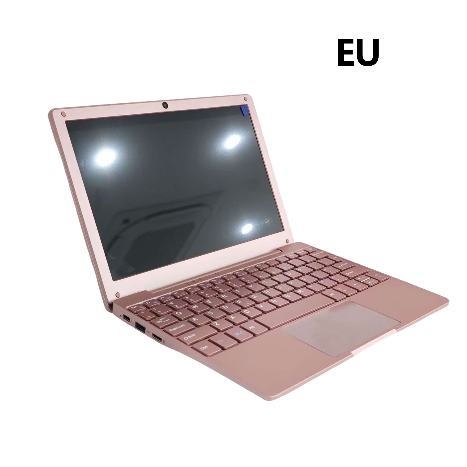 Windows 11 Laptop 10in Quad Core Notebook 8GB+128GB With Bluetooth WiFi Pink
