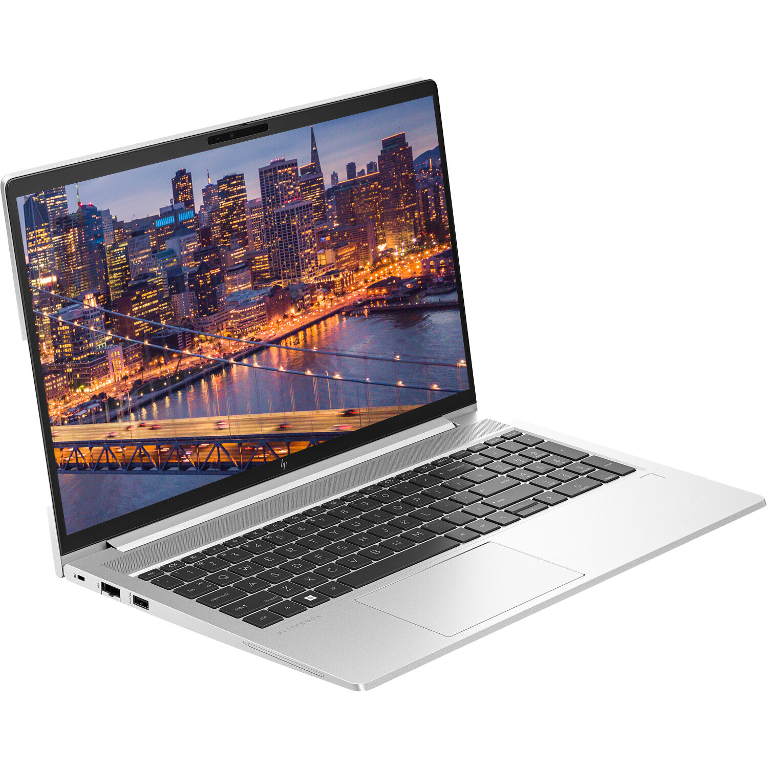 HP EliteBook 640 G10 14″ i5, 8GB RAM Notebook with 2 x EliteDisplay 27″ Monitors