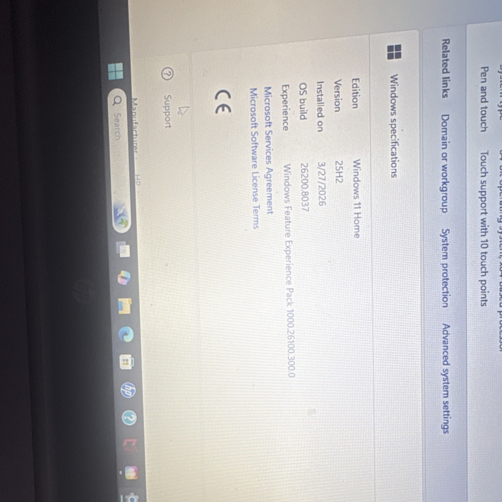 HP 15s-eqxxx Laptop AMD Ryzen 3 7320U 8GB 119GB SSD Radeon Win 11 Home 15.6″