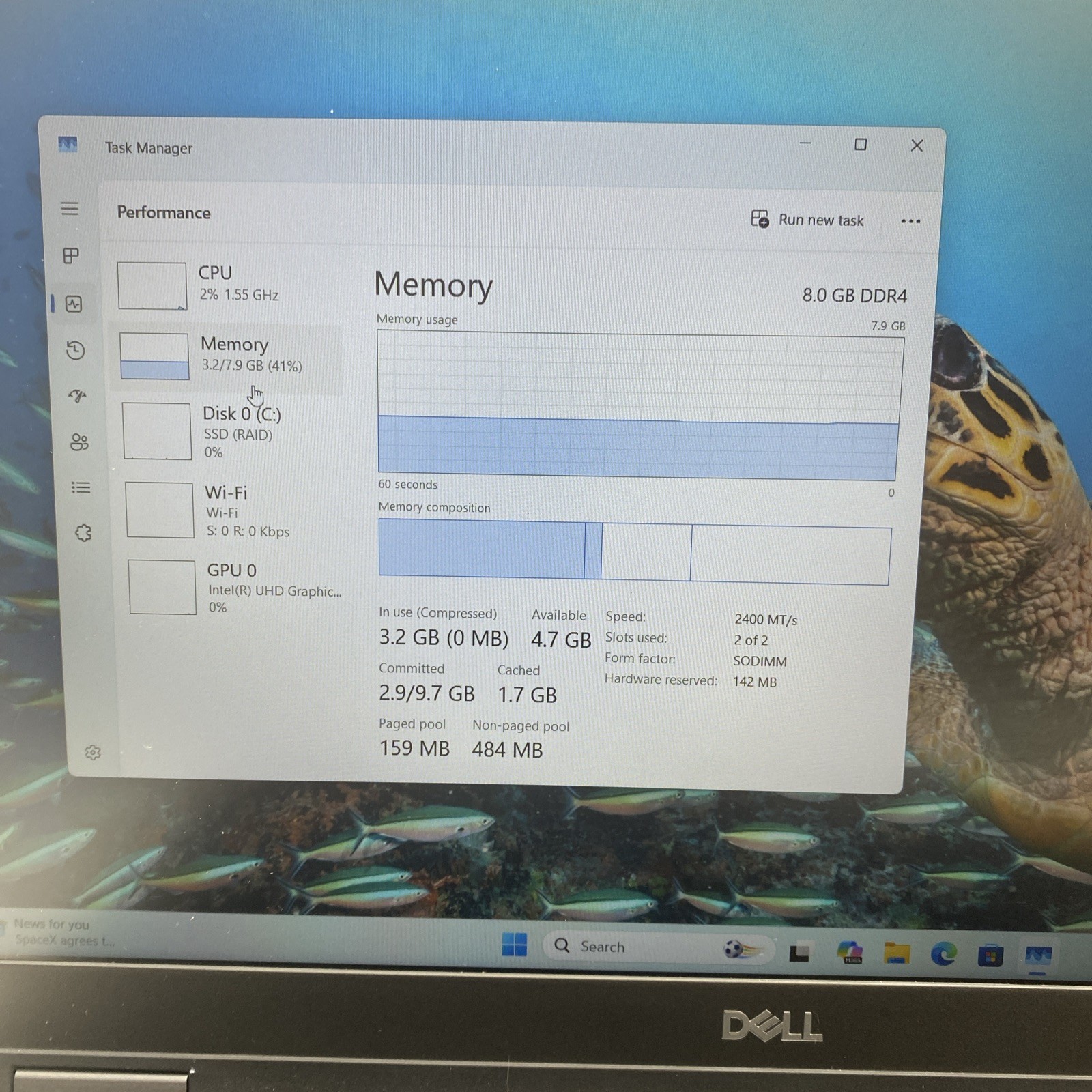 Dell Latitude 5590 (Intel Core i5 8th Gen, 8GB RAM, 256GB SSD “NEEDS BATT” (L8)