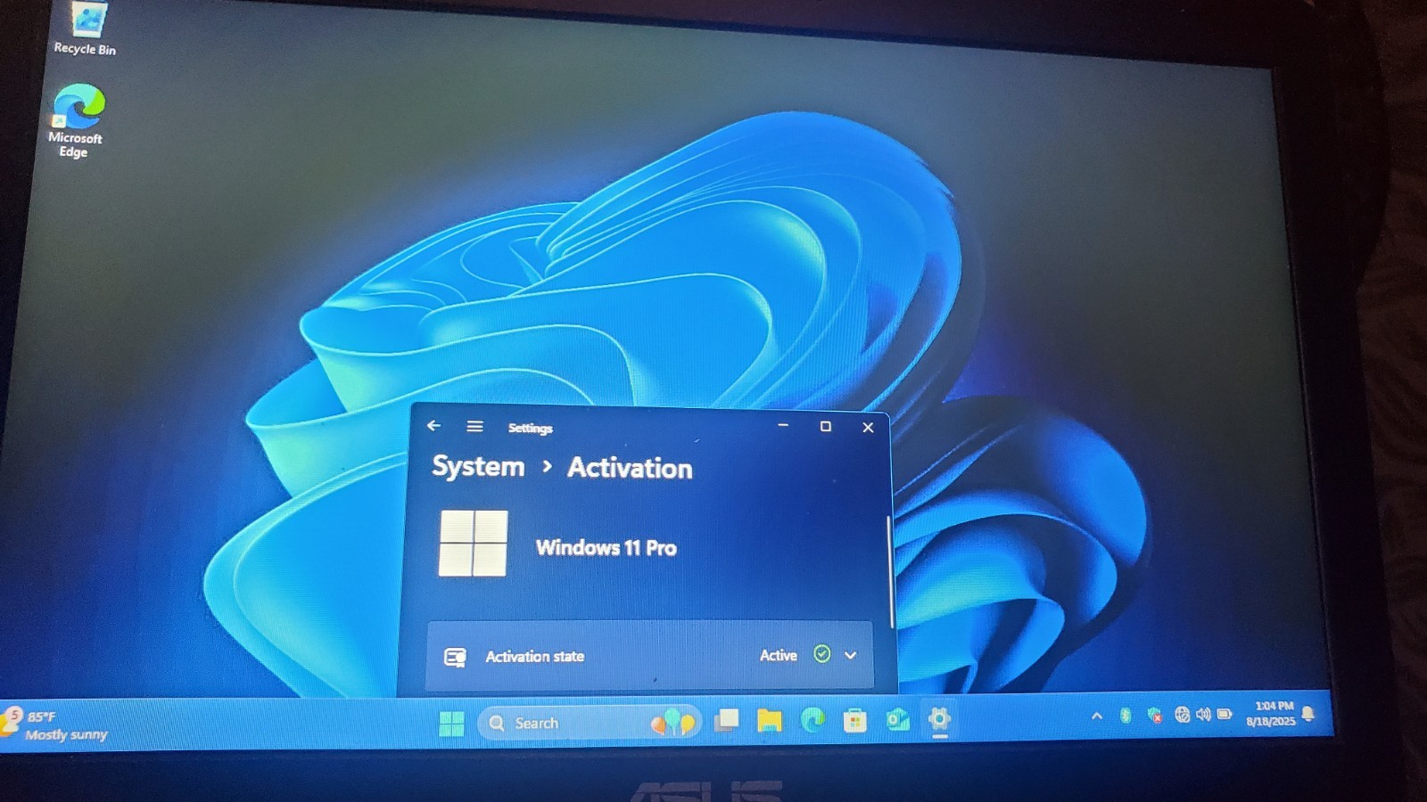 💻 ASUS VivoBook 12: Intel N4000, 4GB LPDDR4 RAM with Windows 11 Pro (24H2)