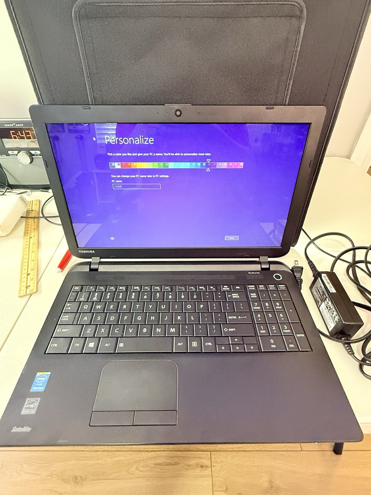 Toshiba Satellite C55 15.6″ Laptop Intel Celeron N2830 4G 500G Win10 DVD Cam A17