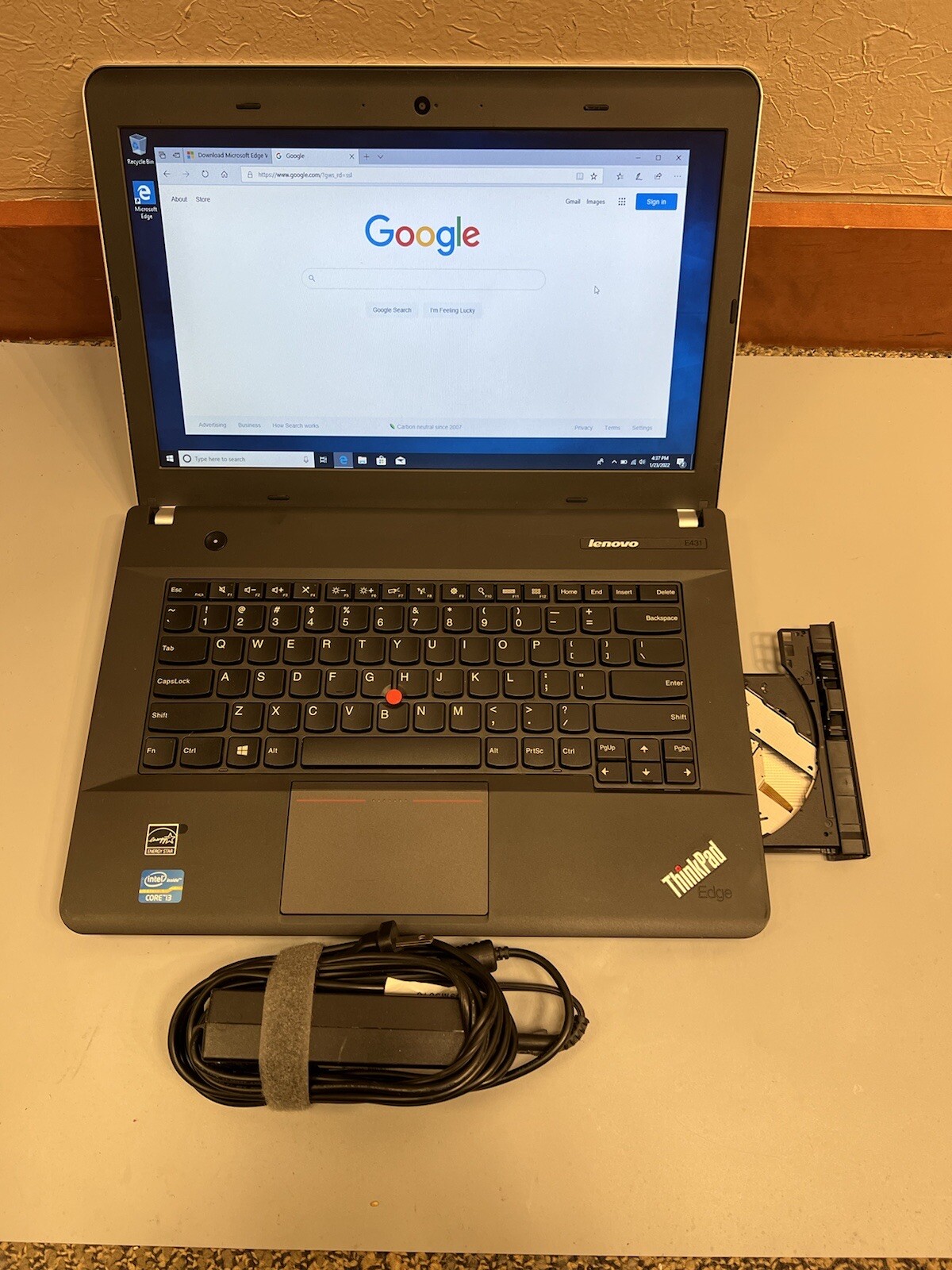 LENOVO THINKPAD EDGE E431 Intel Core i3-2348m 2.30GHz 4GB RAM 250GB HDD WEBCAM