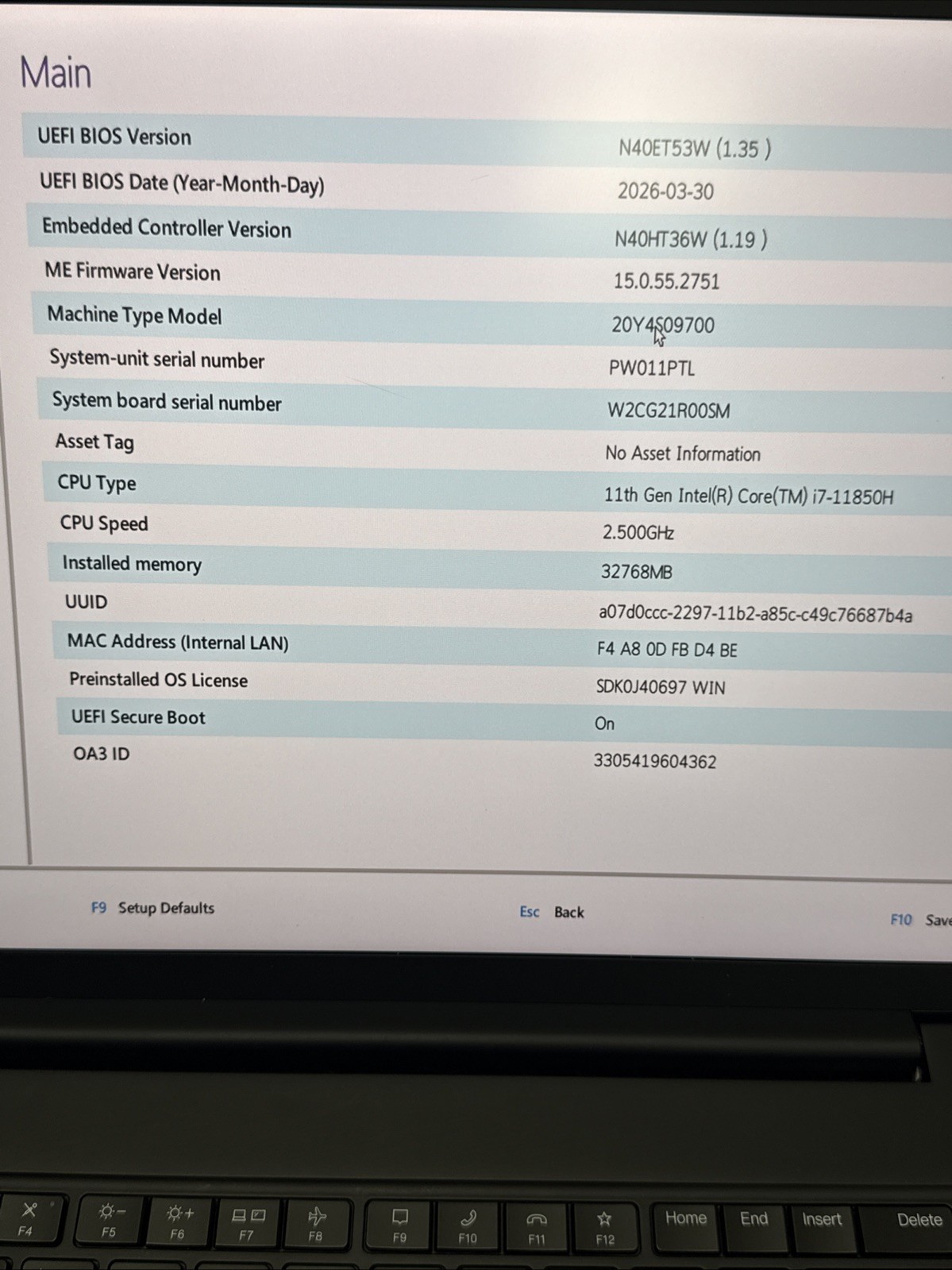 Lenovo ThinkPad P1 Gen 4 i7-11850H 512 32GB 16″ 4K HDR 3840×2400 NVIDIA RTX 3070