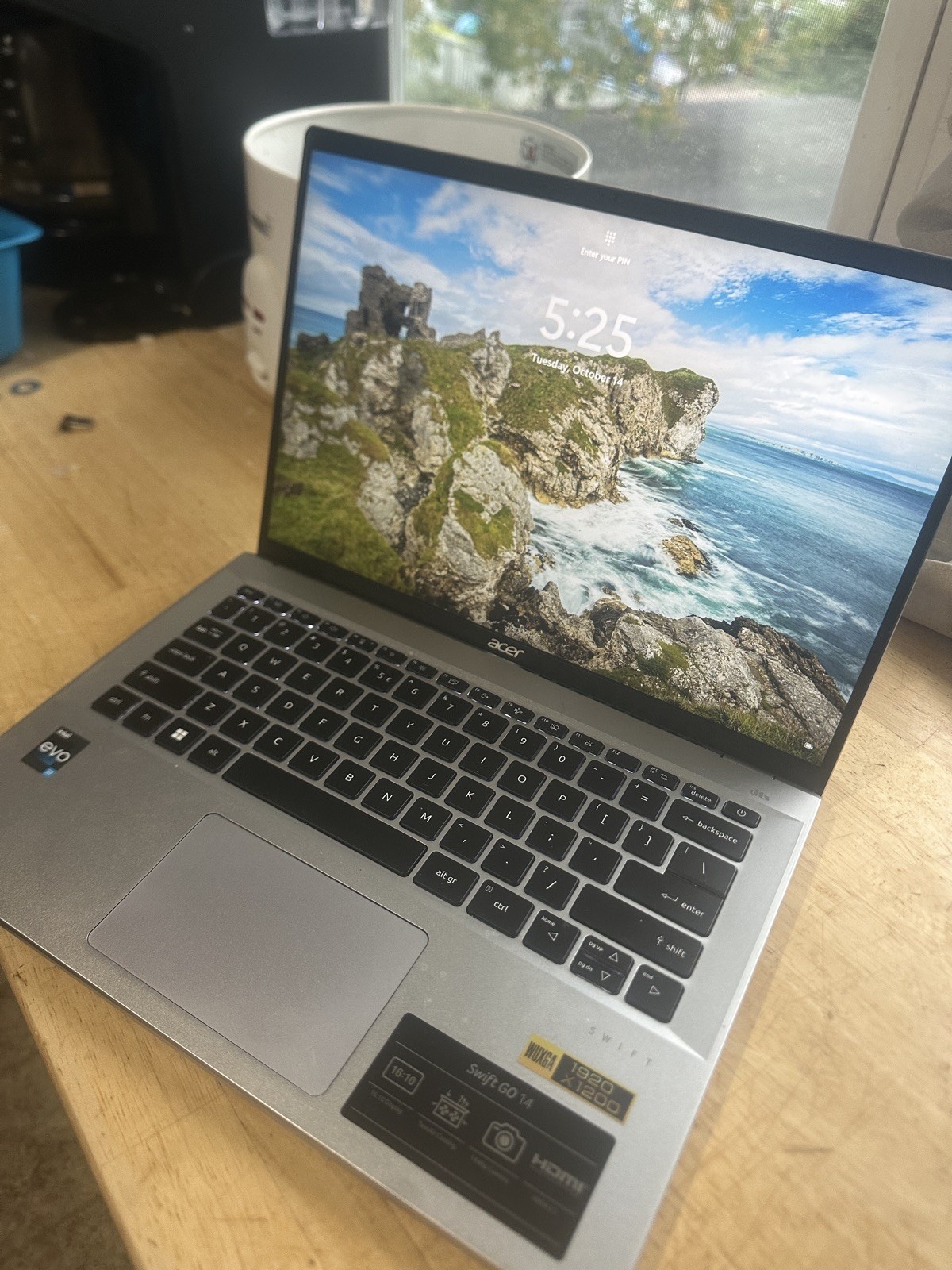 Acer Swift Go Intel Evo Laptop 14″ Intel Core i7-1355U Intel Iris Xe 16GB Ram