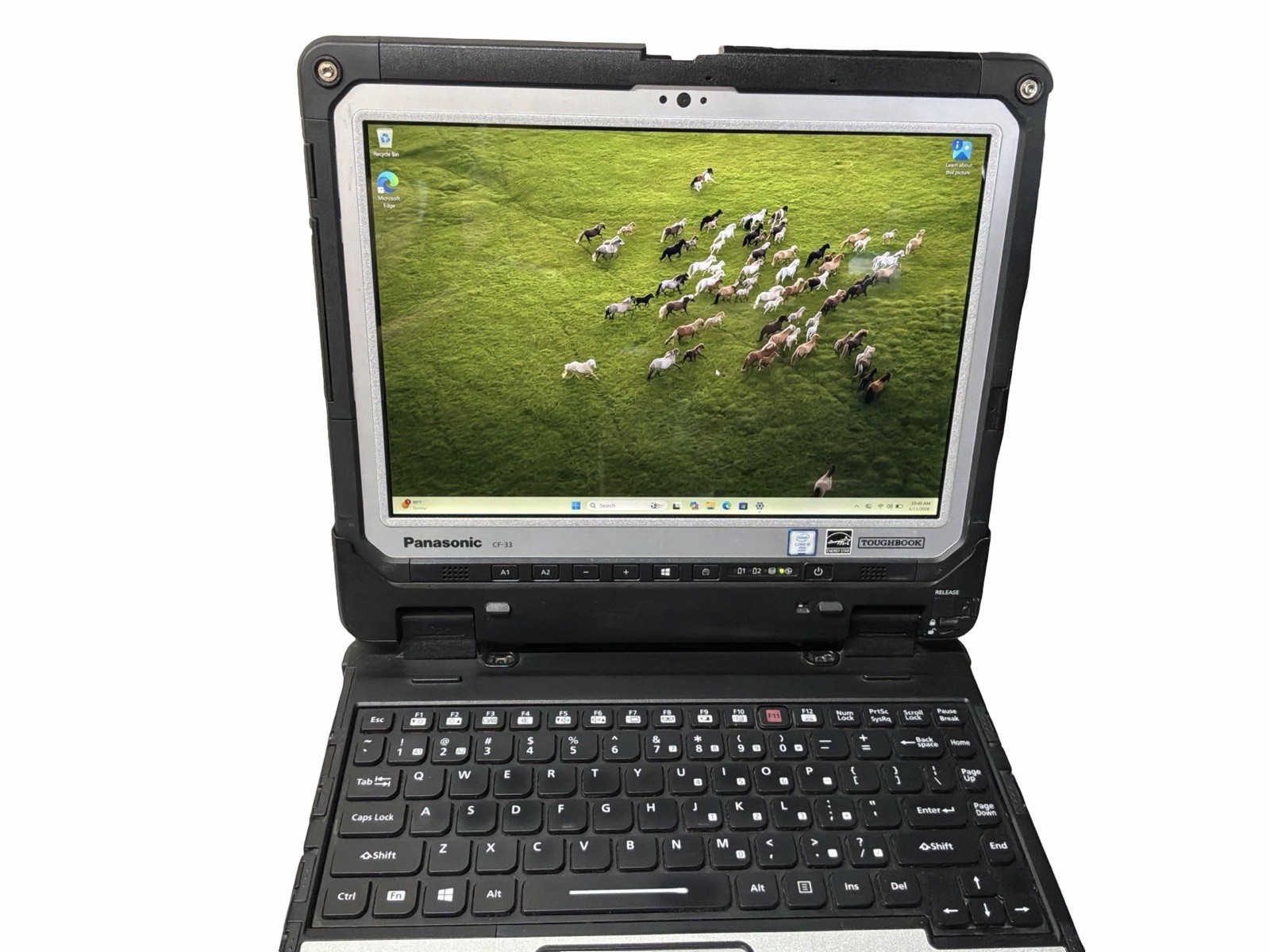 Toughbook Panasonic CF-33 I5-6300U 8GB RAM 256GB SSD W11P W/CHARGER LOT 2