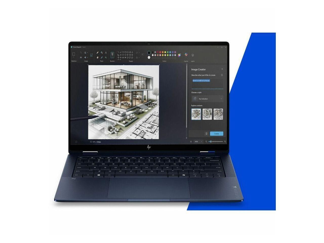 HP EliteBook X Flip G2i 14″ Touchscreen Convertible Copilot+ PC Notebook – Intel