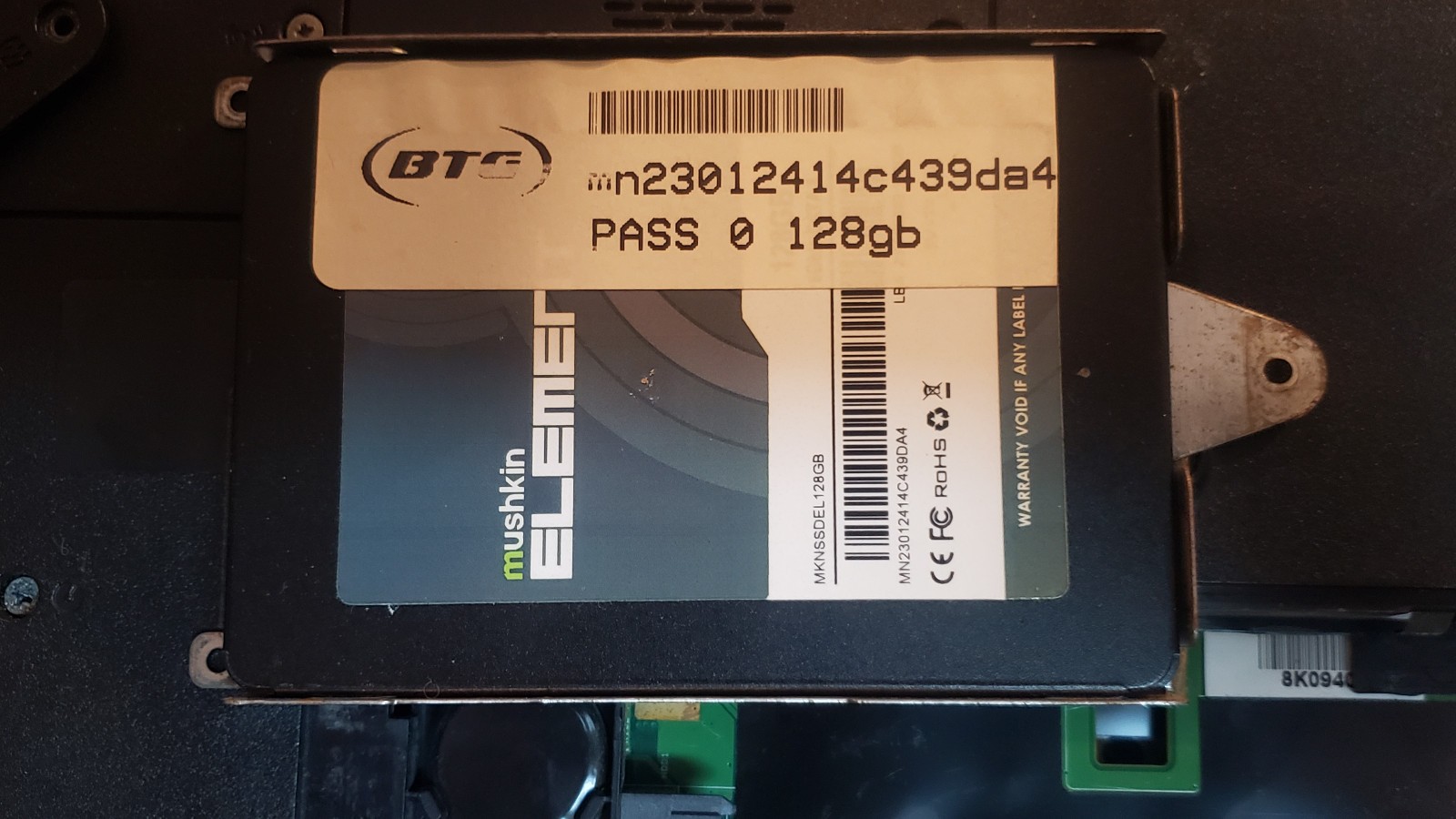 Compaq Presario CQ60 Laptop 1gb 128gb SSD PARTS REPAIR ONLY BROKEN SCREEN *LOOK*