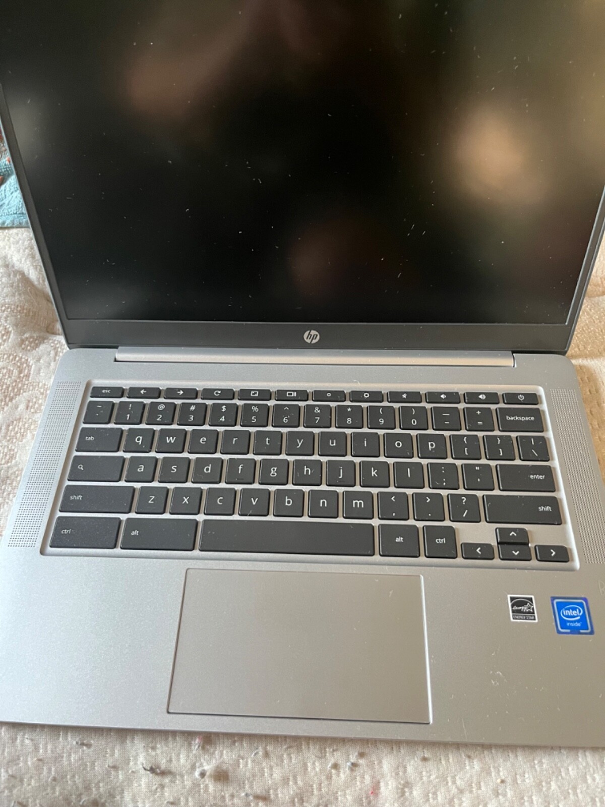 HP 14a-na0220nr 14″ HD Chromebook Intel N4120 1.1GHz 4GB 64GB ChromeOS in Teal