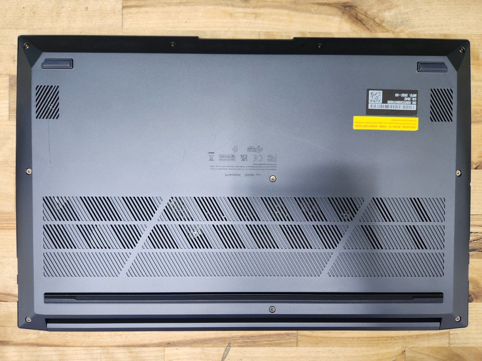 Asus VivoBook K6500Z 15.6″ FHD i5-12500H 2.5GHz 8GB 256GB SSD GTX 1650 Win 11 ~