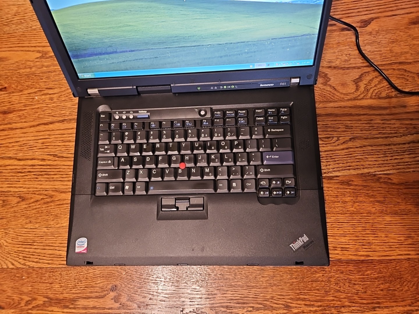 IBM ThinkPad R61 15″ Intel T7100 1.8 GHz 3GB RAM 100GB HDD Win XP Pro