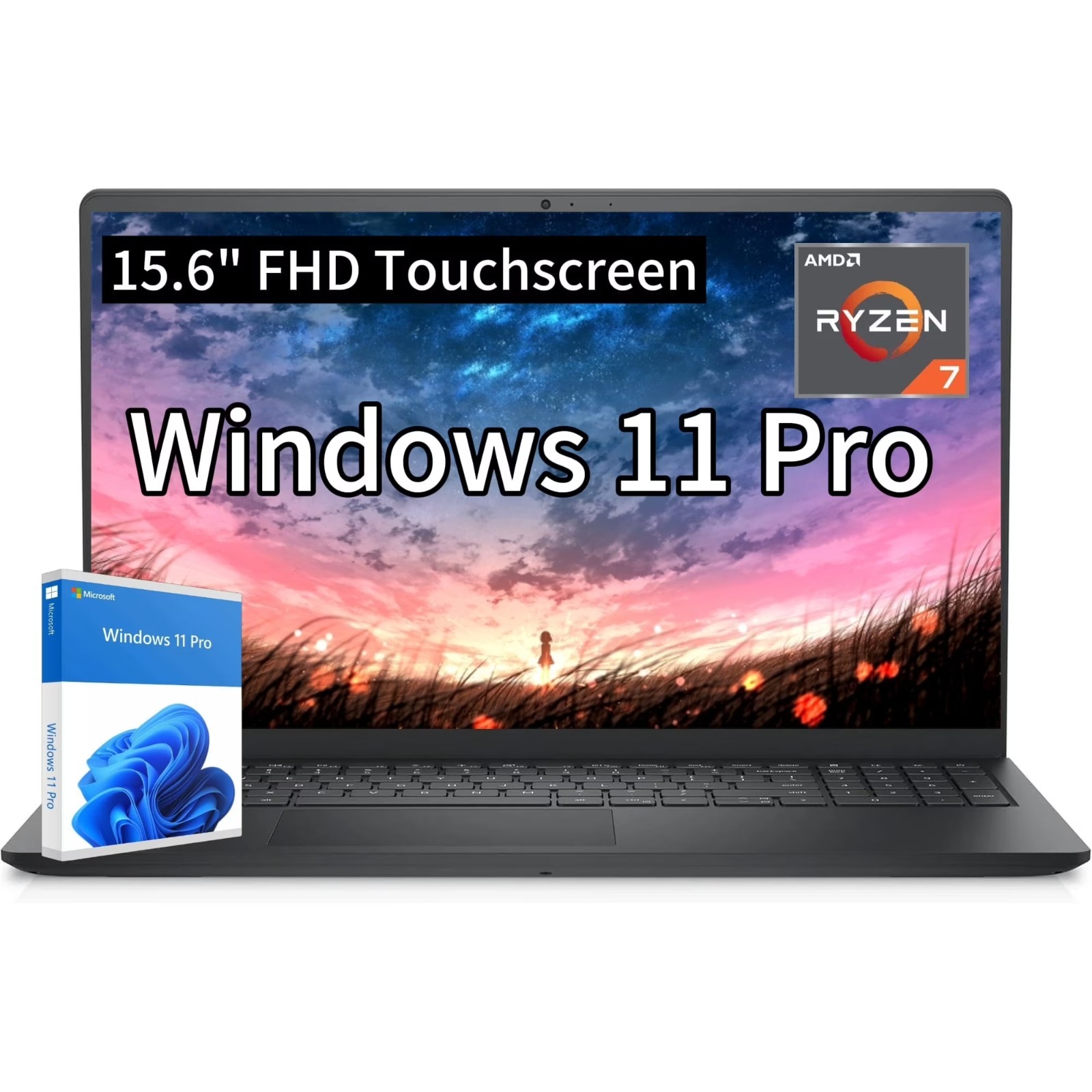 Dell Inspiron 15.6″ Touch Laptop i3535, Office 24, Win 11 Pro, 32GB RAM 1TB SSD