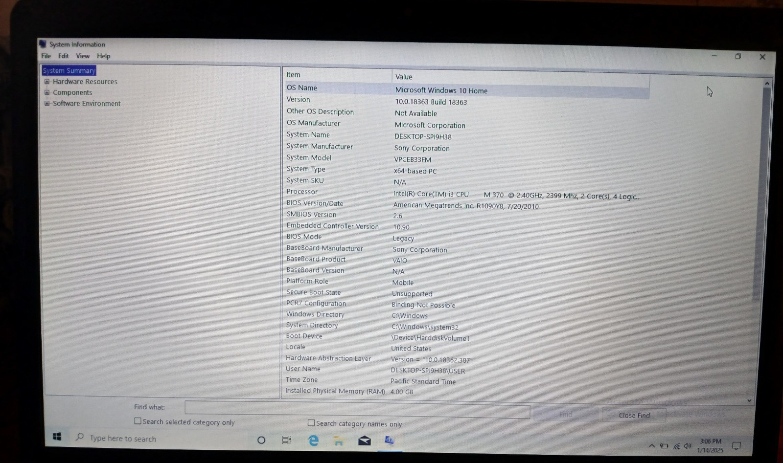 Sony Vaio PCG 71318L Laptop Intel Core i3 – Please see pictures full details