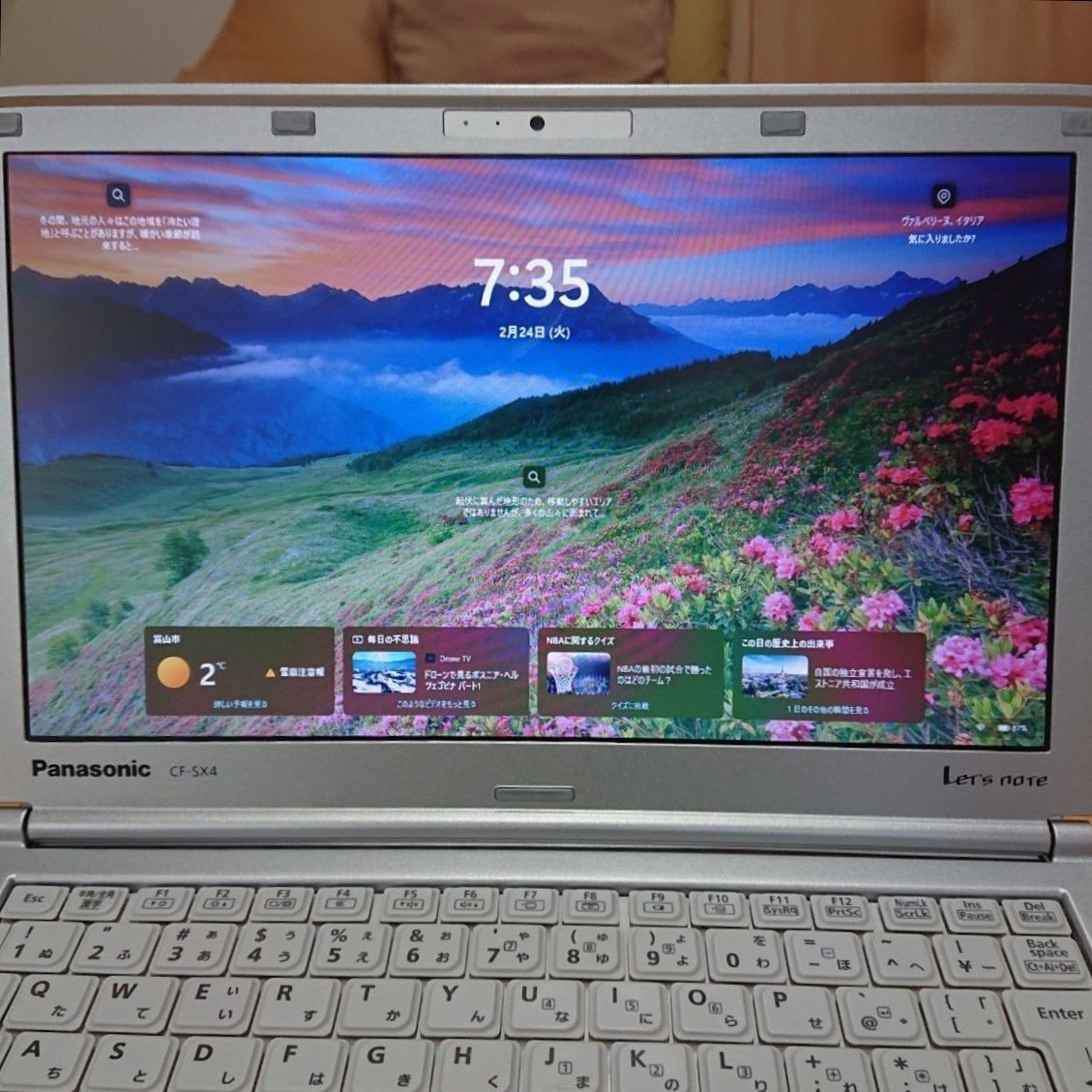 Panasonic Let’s Note CF-SX2 Intel Core i5 SSD 128GB GB 4GB Used w/AC From JP