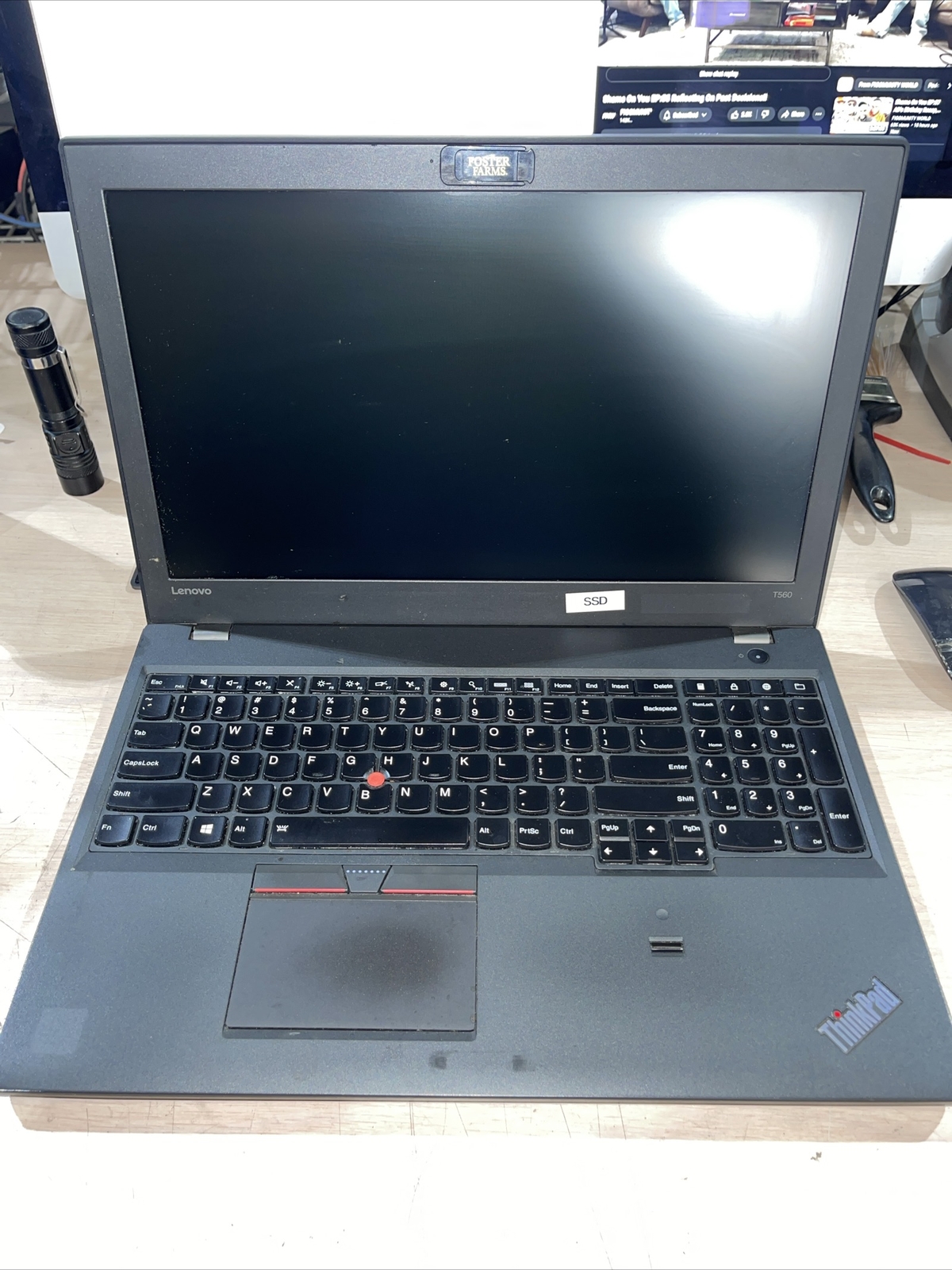 Lenovo ThinkPad T560 Intel Core i5-6300U 2.40GHZ 4GB RAM NO HD